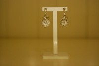 shamballa wit met zilverkleurige zandschijfjes